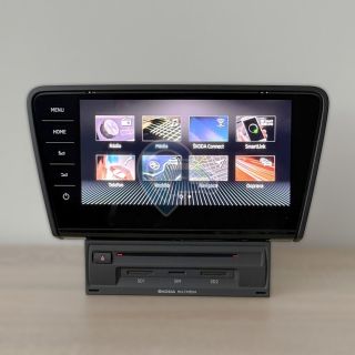 Škoda Columbus MIB2.5 originální navigace (565035021E) s DAB+ tunerem a LTE pro Škoda Octavia 3. Jedná se o originální...